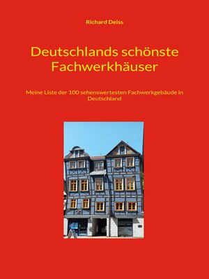 cover image of Deutschlands schönste Fachwerkhäuser